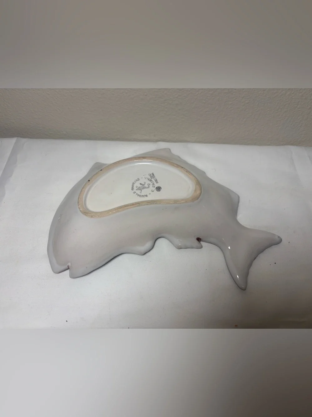 Decorative Ceramic Fish Figurine - Brown‎ and Black
